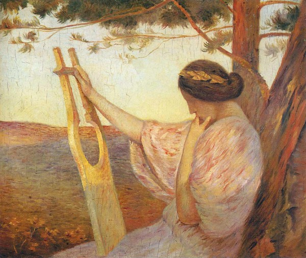 Orpheus Playing the Lyre by Henri Martin